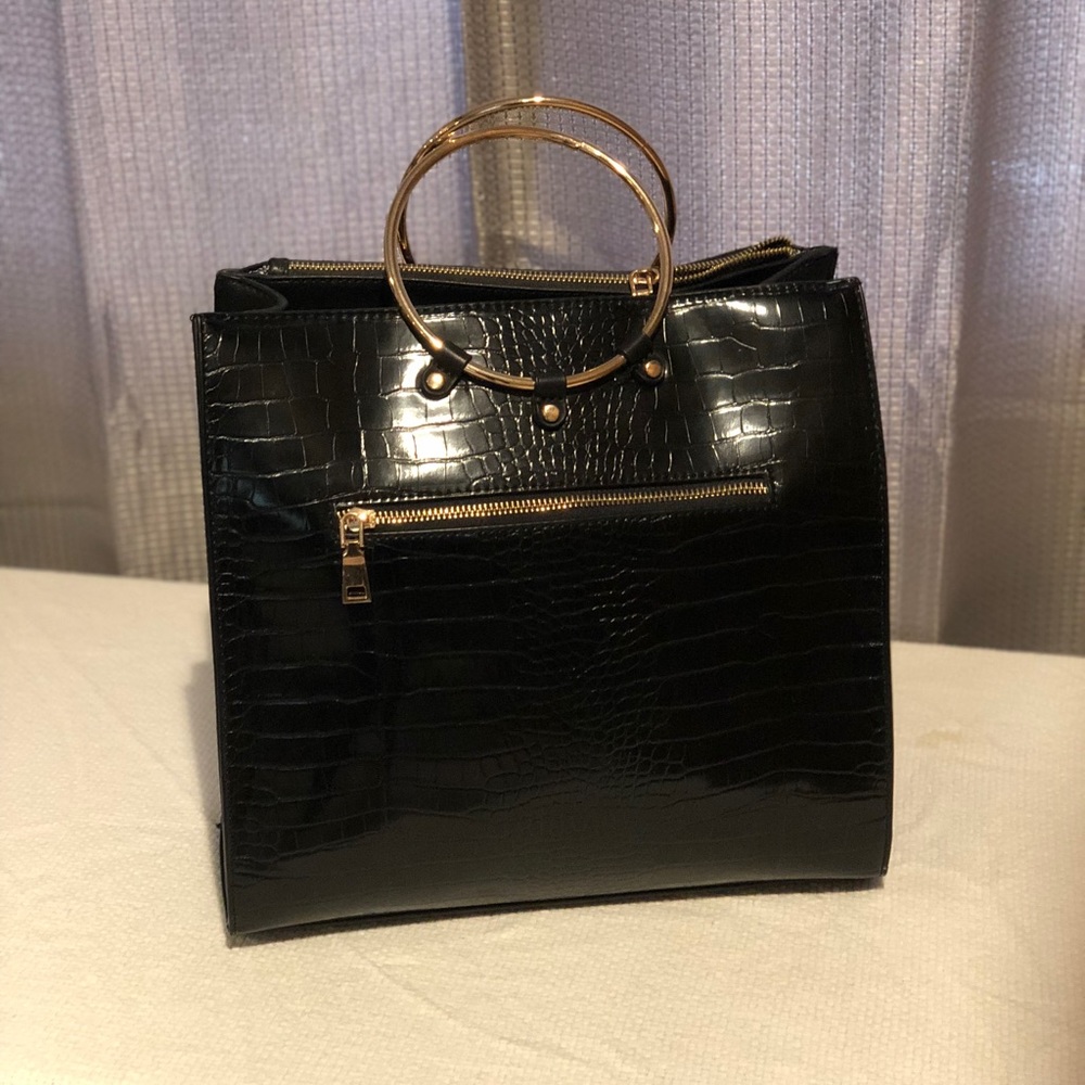 Black classic handbag